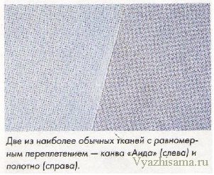 Ткань для вышивания крестом Ткань для вышивания крестом